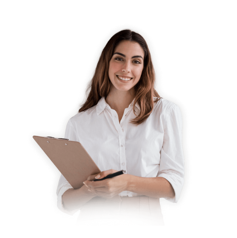 App Tpaga - Chica empresaria en labores, mostrando satisfacción al usar las funcionalidades de Tpaga para Empresas.